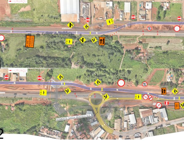 Ecovias Araguaia implanta desvio de tráfego na BR-153/GO em Rialma