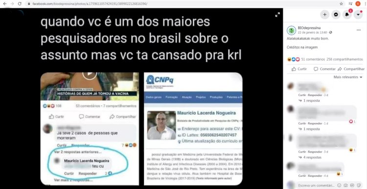 Médico fala de repercussão após fazer comentário com palavrão sobre fake news na web: 'Perdi a paciência'