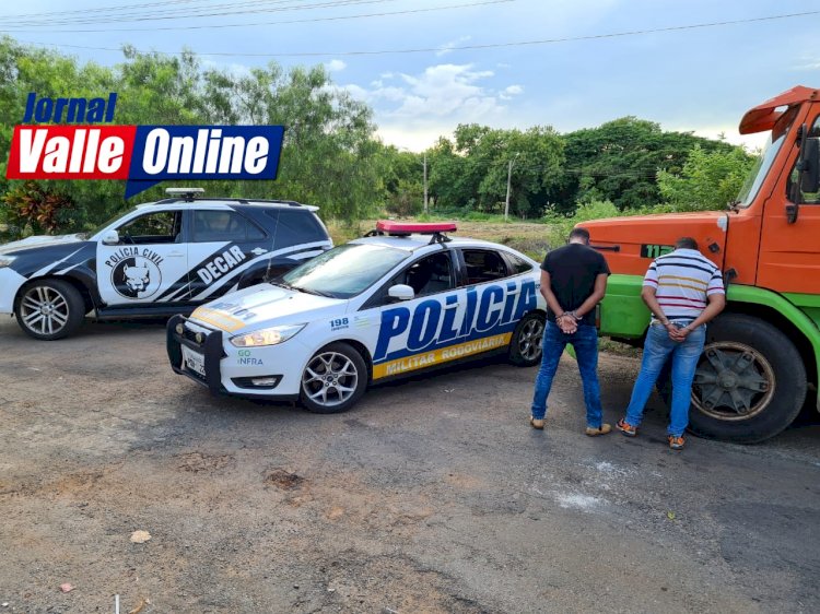 Em Goiás: Força Tarefa Em Ação, Prende Carrete Carregada De Ferro Roubada