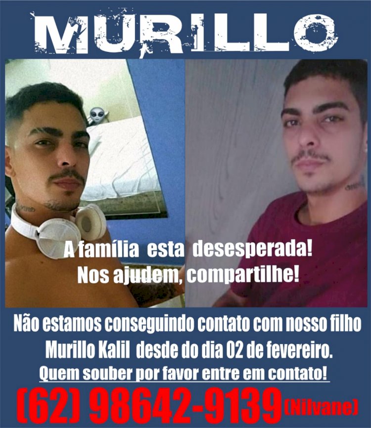 Corpo encontrado em Aparecida de Goiânia pode ser de jovem ceresino que estava desaparecido