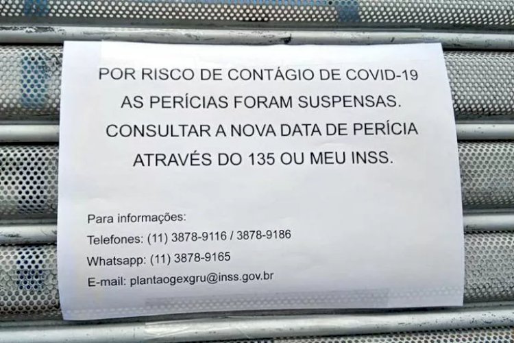 Peritos do INSS avaliam novo fechamento de agências em meio a alta de Covid