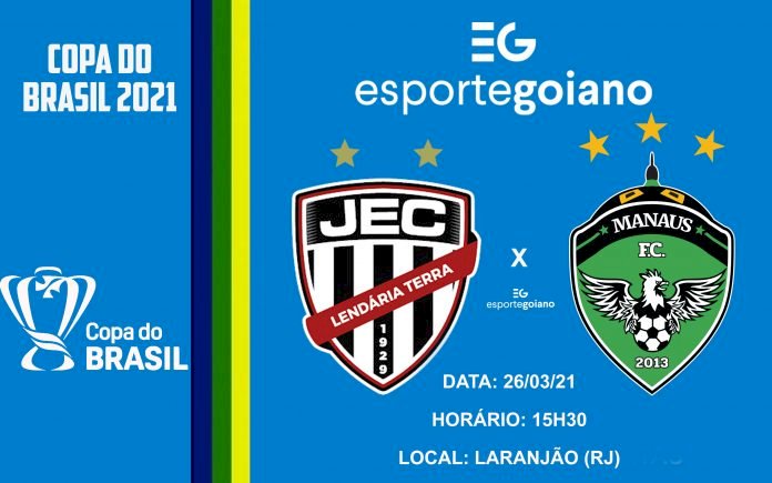 Jaraguá estreia na Copa do Brasil contra o Manaus