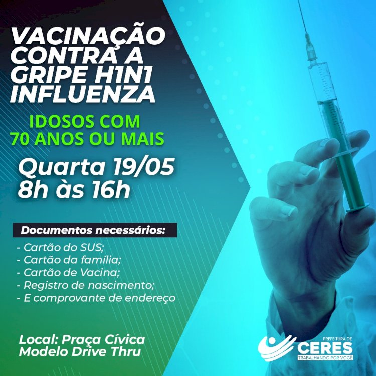 Campanha vacinação contra Gripe ( Influenza H1N1)