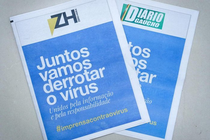 Jornais brasileiros unificam capas em ação que destaca papel essencial do jornalismo no combate à covid-19