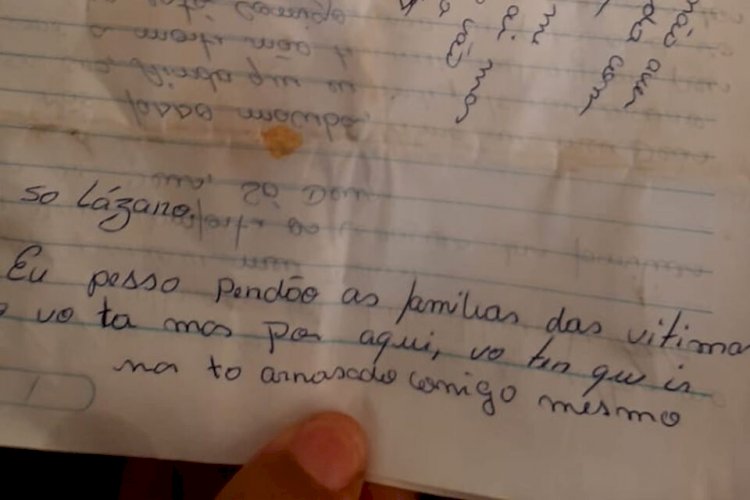 Moradora de Águas Lindas entrega à polícia carta atribuída a Lázaro