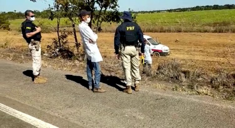 Em Goiás: PRF prende motorista de ambulância bêbado que transportava paciente na BR-153