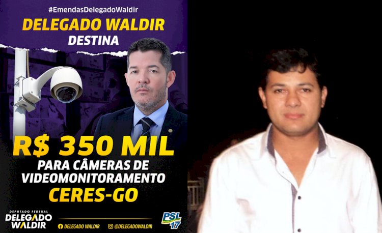 Presidente da Associação de moradores do Setor Tropical junto com o presidente do PSL de Ceres conseguiram uma emenda de 350 mil para Ceres