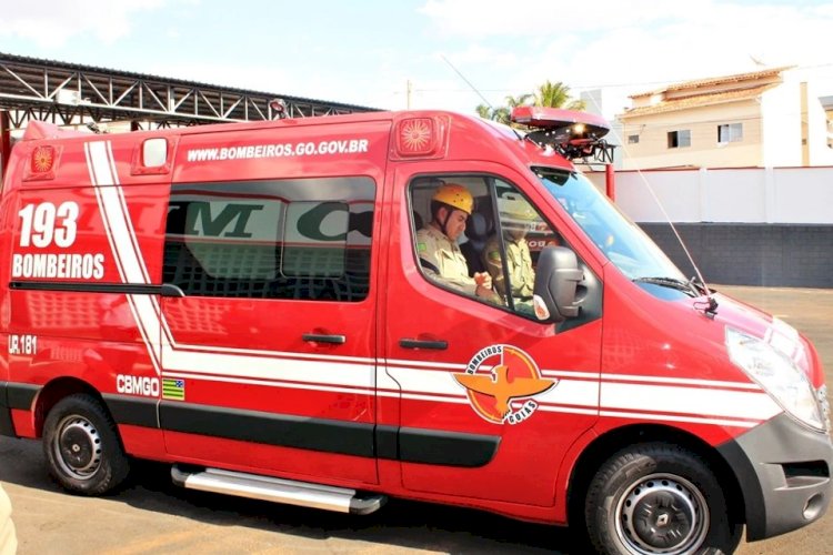 Motociclista atropela cachorro e sofre ferimentos graves em Goianésia