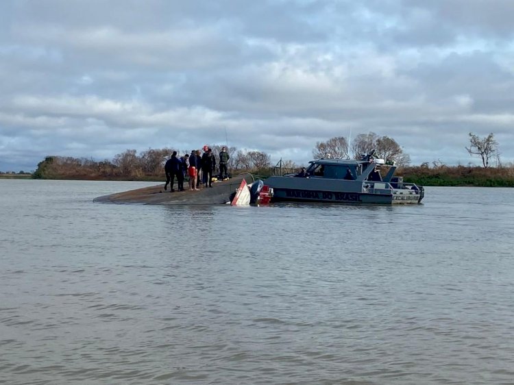 Naufrágio no Rio Paraguai faz 12 vítimas de Rio Verde; 5 são da mesma família