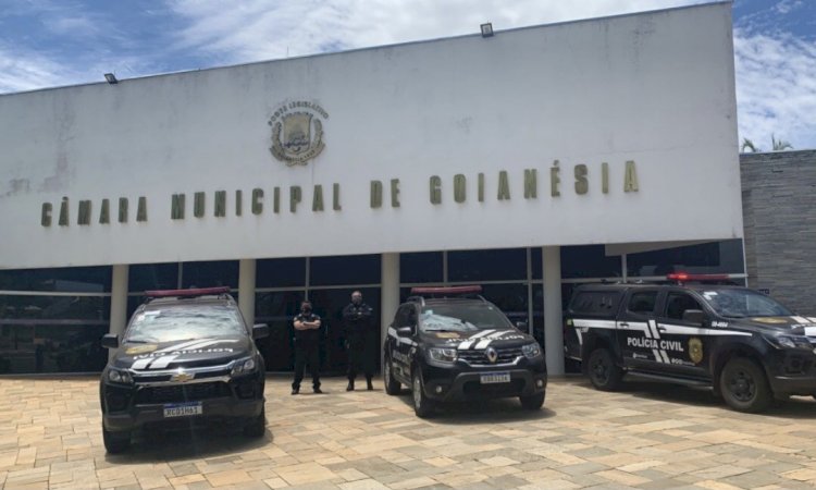 PC desencadeia Operação Coroa de Flores visando investigar fraude em licitação na Câmara de Vereadores de Goianésia