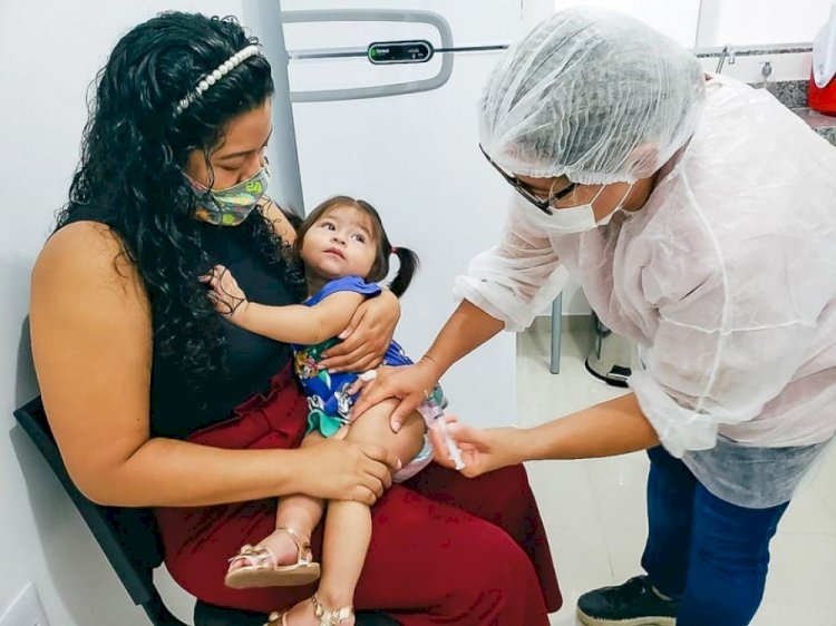 Prefeitura de Ceres convoca crianças e adolescentes para atualizar caderneta de vacinação