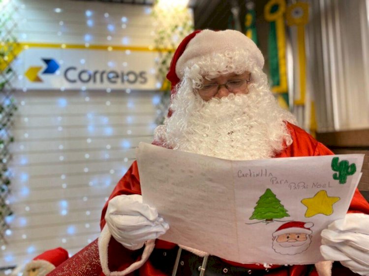 Cartinhas para o Papai Noel dos Correios já estão disponíveis, em Goiás