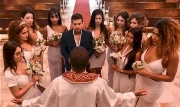 Modelo brasileiro é destaque internacional ao se casar com nove mulheres