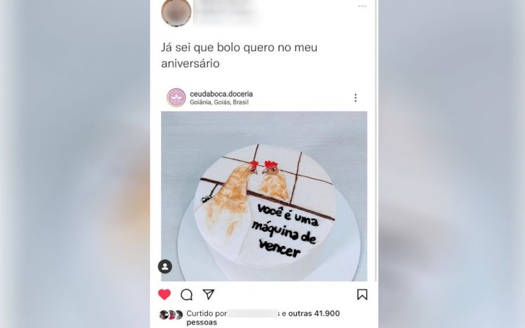 Confeiteira de Goiânia viraliza na web com bolos divertidos e irônicos