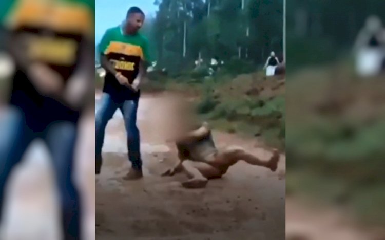 Jovem é amarrado com corda no pescoço e arrastado por estrada de terra em fazenda de Alto Paraíso de Goiás; vídeo