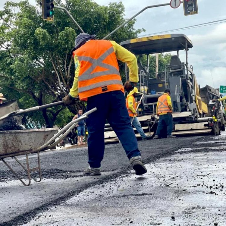 Prefeitura de Ceres inicia o ano com obras de recapeamento asfáltico em ruas e avenidas da cidade