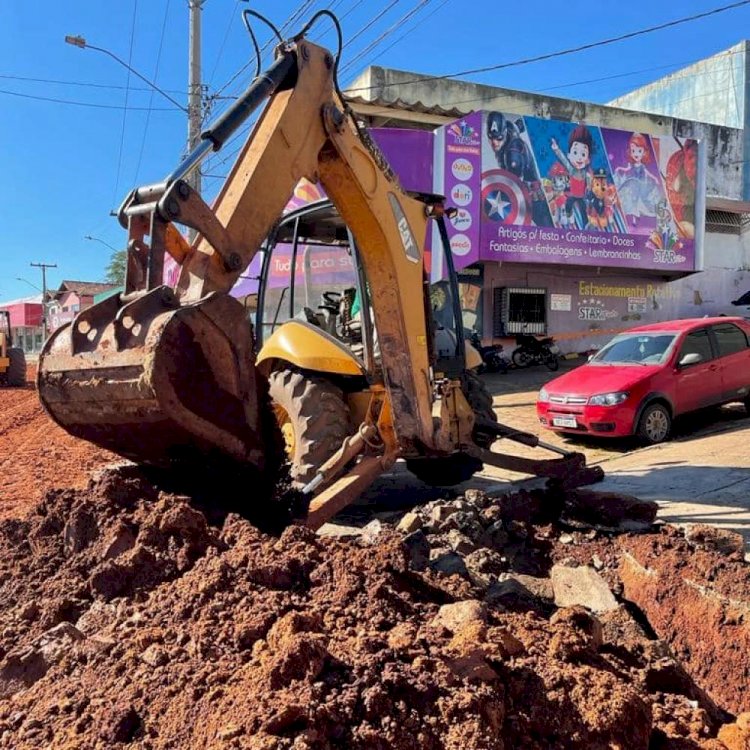 Com recursos próprios, Prefeitura de Ceres resolve problema crônico no trecho entre a rotatória da ponte e semáforo da entrada