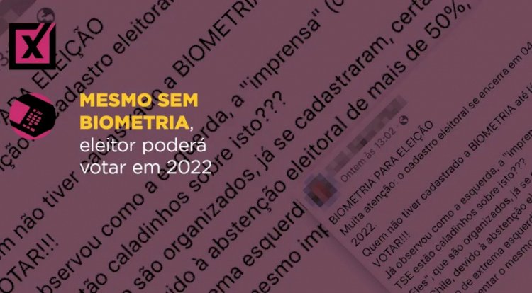 Mesmo sem biometria, eleitor poderá votar em 2022