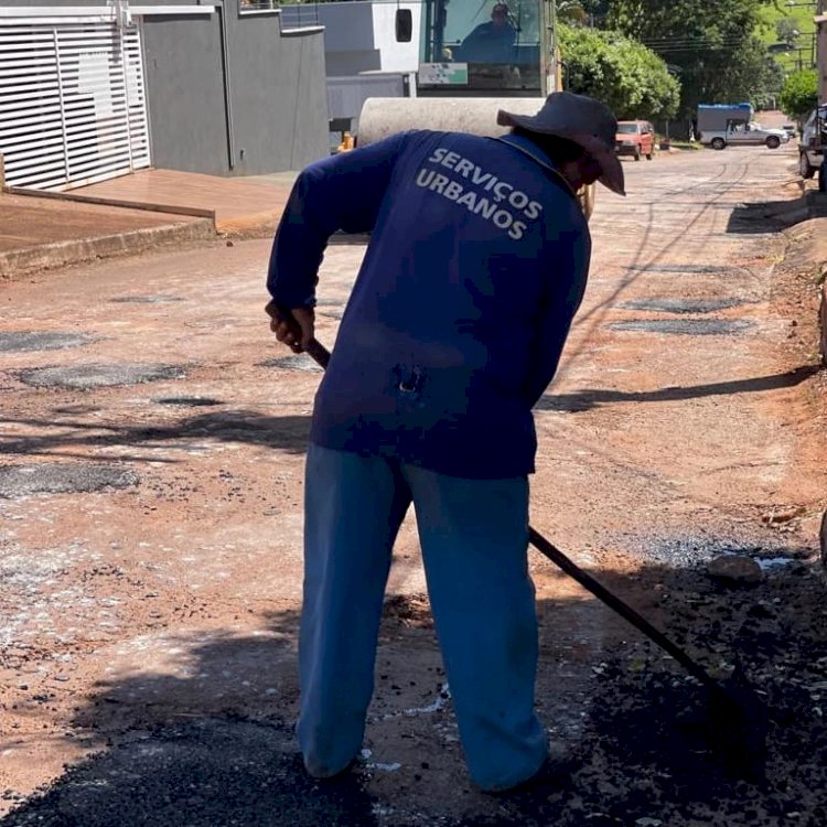 Ceres: Prefeitura intensifica tapa-buracos na cidade