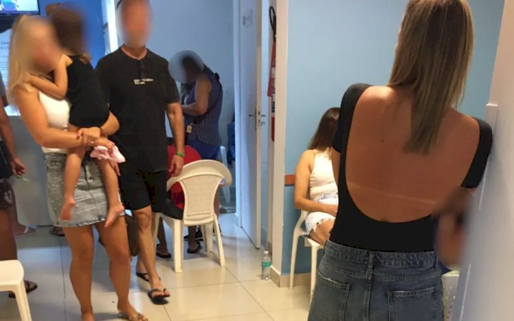 Mais de 50 pessoas vão parar em ambulatório após passarem mal por suspeita de intoxicação alimentar em resort, diz turista