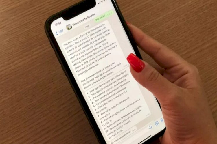 Secretaria de Saúde de Goiânia disponibiliza agendamento de consultas via Whatsapp