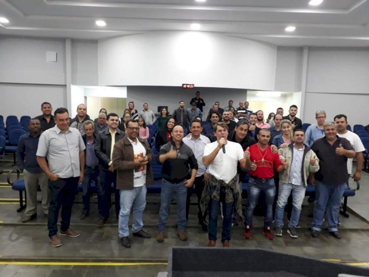 Vereador Deive de Ceres, e representantes políticos de Ceres, Rialma e região recebem visita do Deputado Estadual Bruno Peixoto