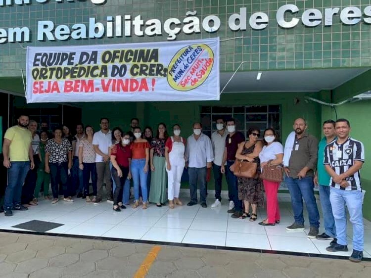 Oficina Ortopédica Itinerante do CRER leva atendimento a pacientes de Ceres e região