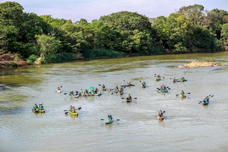 Prefeitura Ceres encerra a XIX Semana do Meio Ambiente com a Descida Ecológica do Rio das Almas.