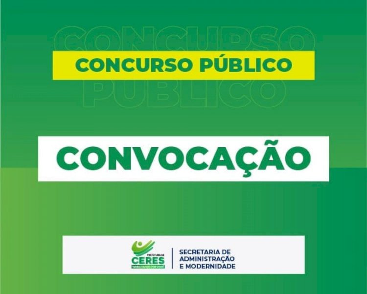 Prefeitura de Ceres convoca mais 11 candidatos aprovados em concurso público: confira as informações