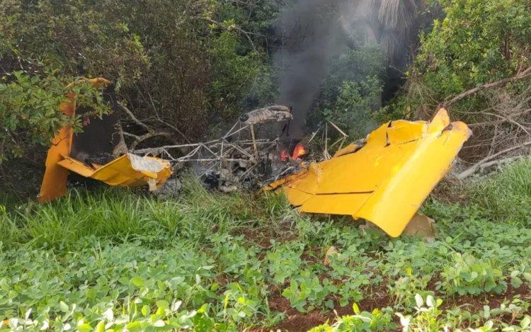 Avião cai e mata piloto em Bom Jesus de Goiás