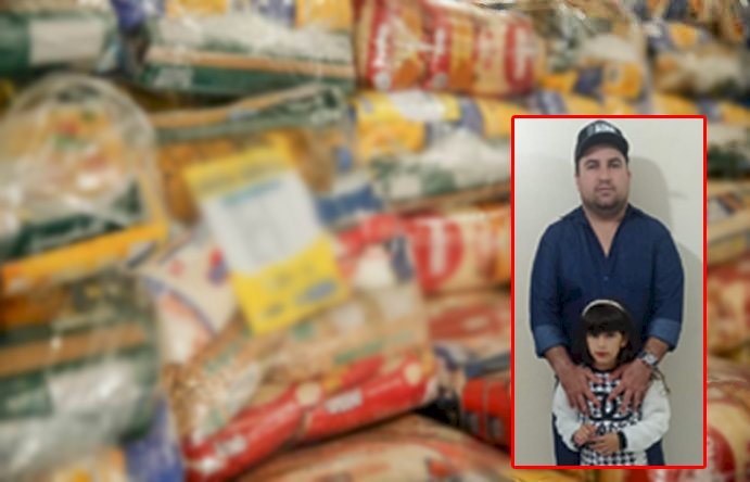 Wander Qualhate e sua filha Ana Luisa vão doar 15 cestas de alimentos, todas com um panetone junto