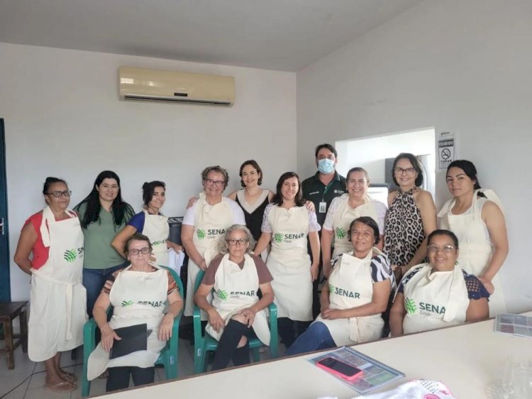 Prefeitura de Ceres, sindicato rural e SENAR- GO realizam curso de formação em cozinha rural de alimentos