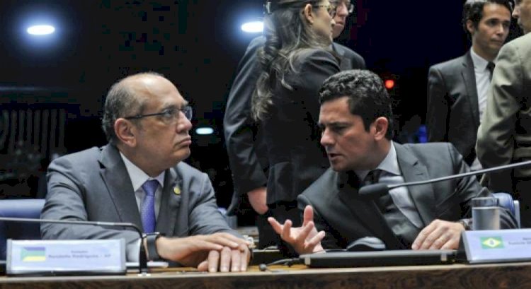 PGR pede prisão de Sérgio Moro por dizer que Gilmar Mendes vende habeas corpus