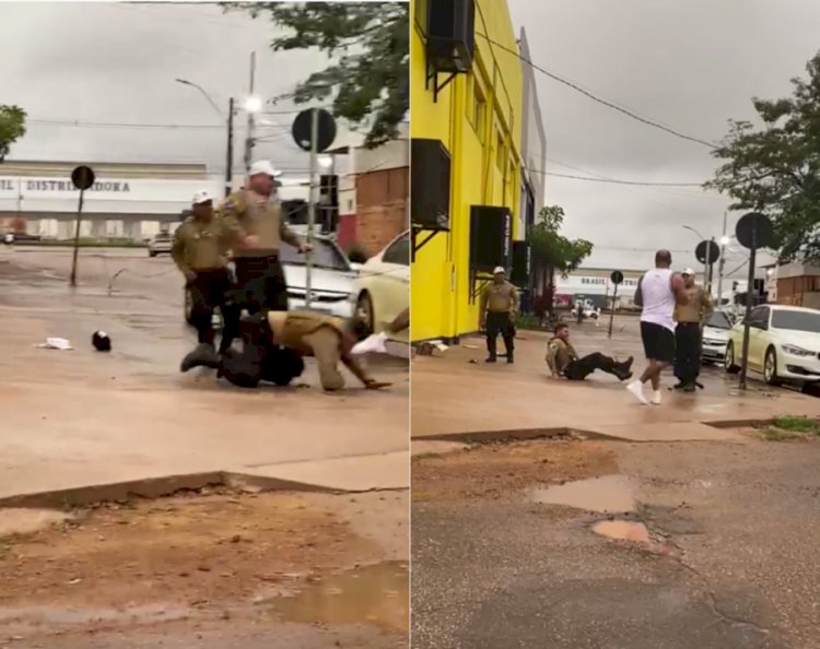 Motorista agride agente de trânsito após ser multado