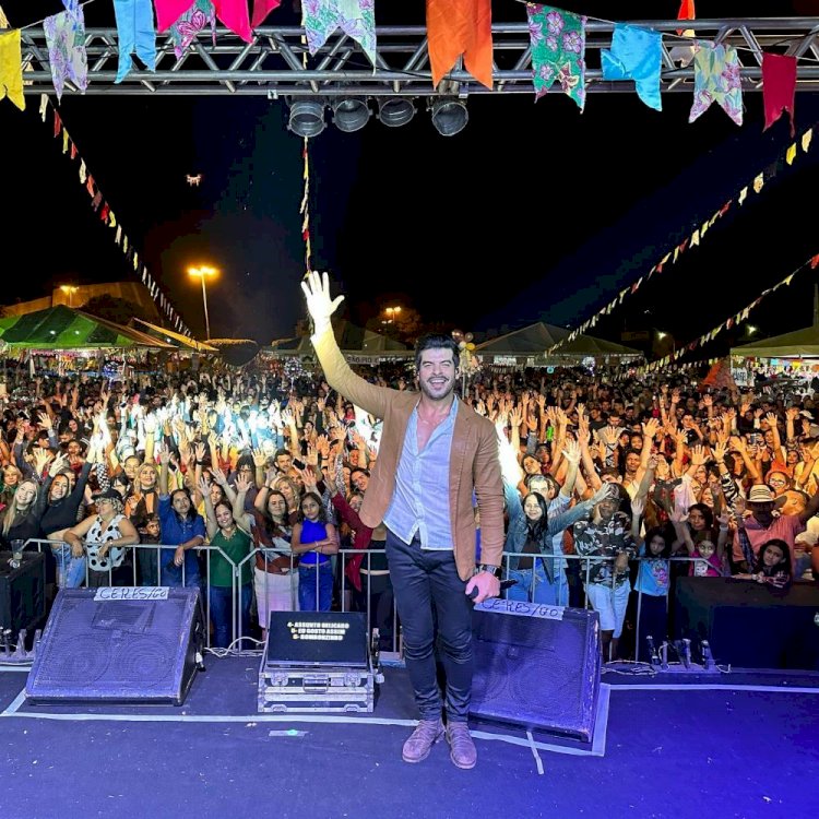 Arraia Solidário na Praça Cívica de Ceres, foi um sucesso