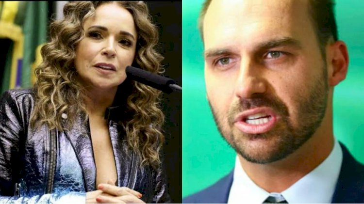 STF não acha Eduardo Bolsonaro para intimá-lo sobre a ação de Daniela Mercury