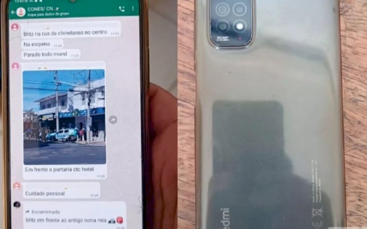 Homem é detido em Caldas Novas após divulgar fotos de blitz da PM em grupos de Whatsapp