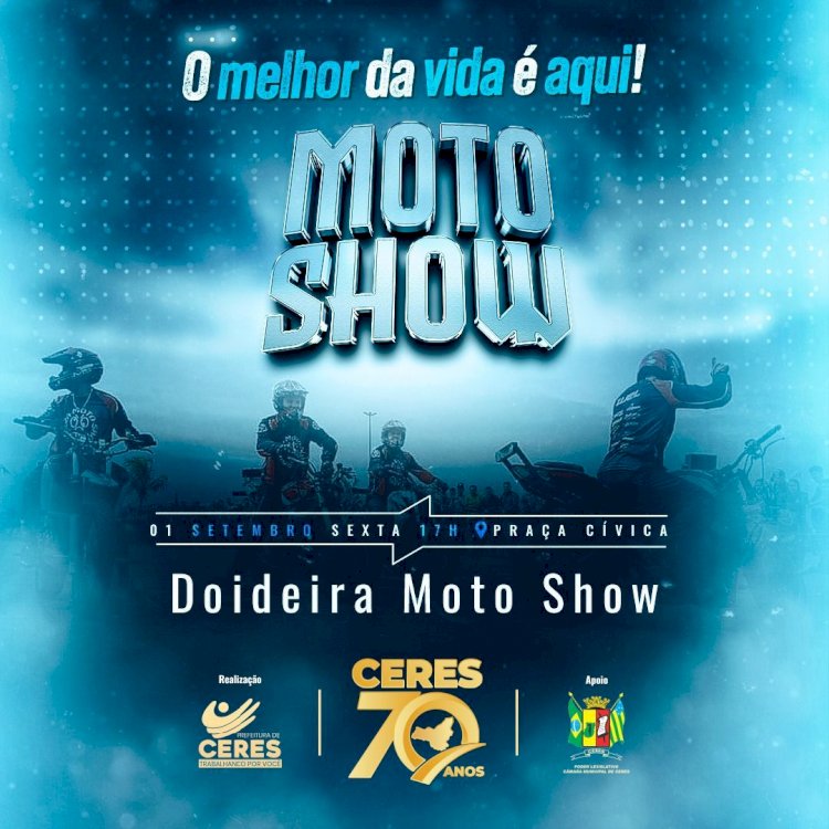 Moto Show também na programação dos 70 Anos de aniversário de Ceres