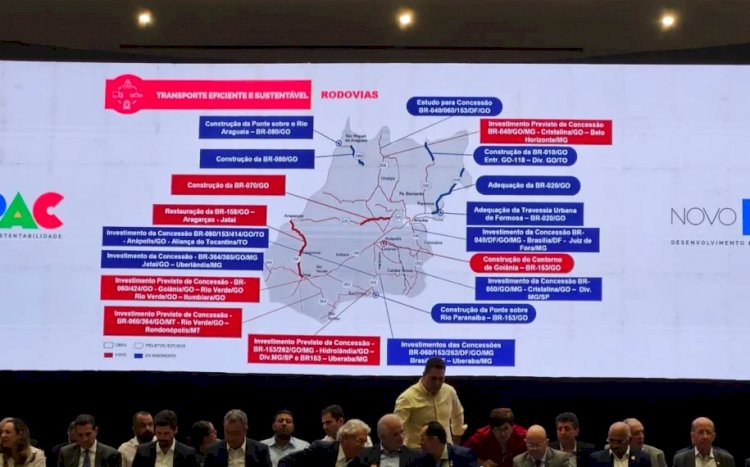 Novo PAC: Rui Costa e Caiado anunciam investimentos para Goiás