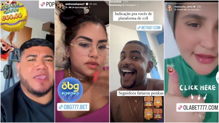 Êxodo de influencers: para continuar divulgando jogos ilegais, influenciadores topam até viajar para outros estados