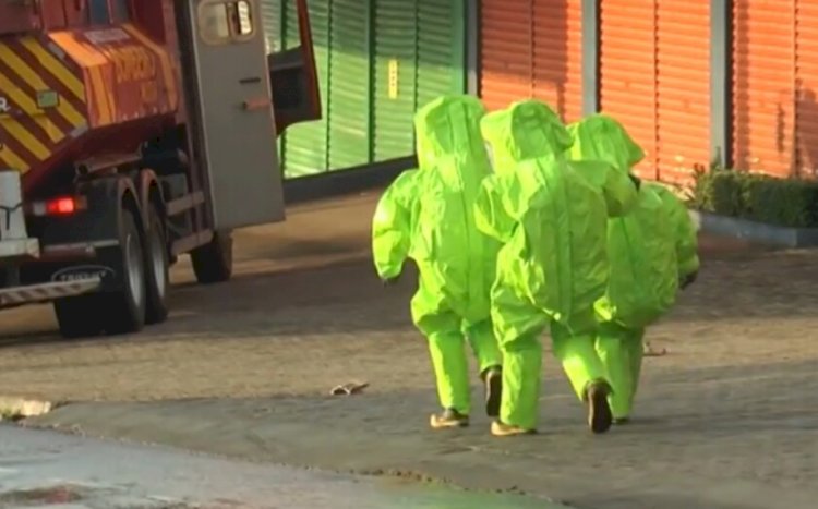 Funcionário passa mal após vazamento de amônia em fábrica de gelo, em Aparecida de Goiânia