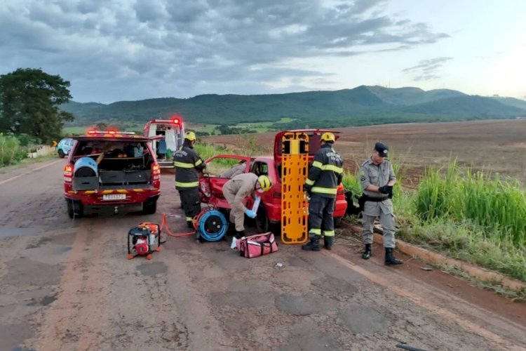 Acidente deixa criança ferida em Goianésia