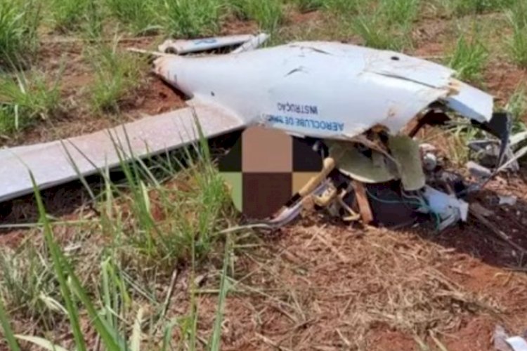 Avião de pequeno porte cai e piloto morre no interior de São Paulo