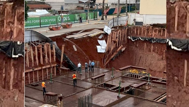 ''Desesperador'', diz síndica de prédio evacuado após desabamento de obra em Goiânia