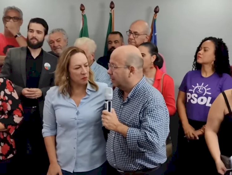 Com festa, PT lança pré-candidatura de Adriana a Accorsi à prefeitura de Goiânia