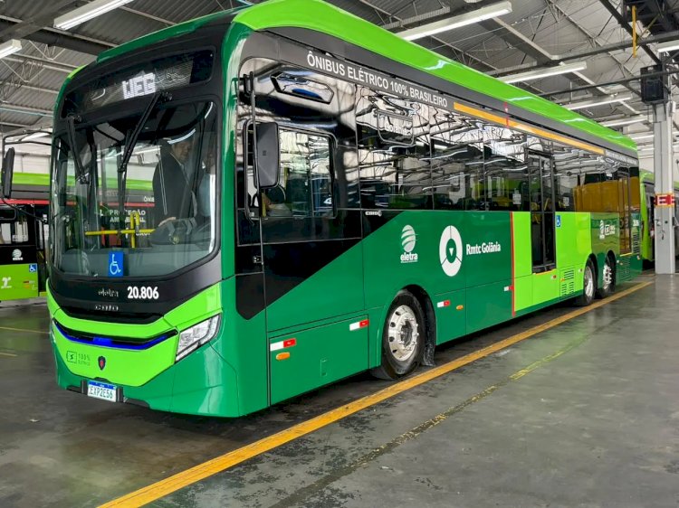 Goiânia: primeiro ônibus elétrico a operar no BRT chega na 6ª, mas obra segue sem data final