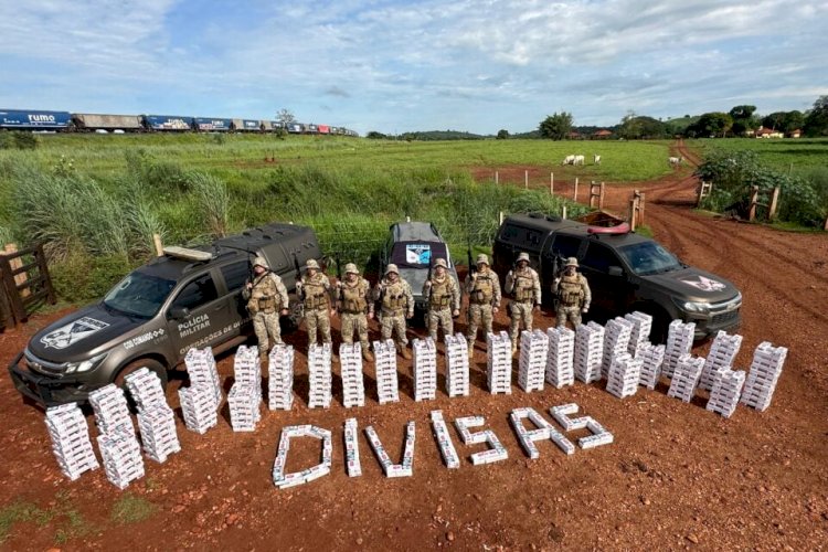 Casal é preso com mais de 1 mil pacotes de cigarros contrabandeados do Paraguai, em Goiás