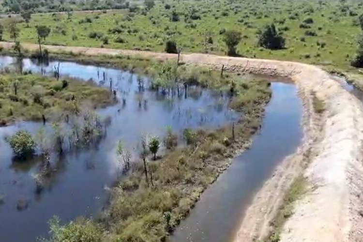 Polícia encontra quilômetros de drenos que colocam bacia do Araguaia em risco