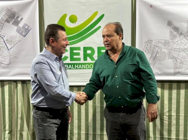 Prefeito Edmário realiza lançamento de obras de Infraestrutura asfáltica em 11 bairros e centro da cidade de Ceres