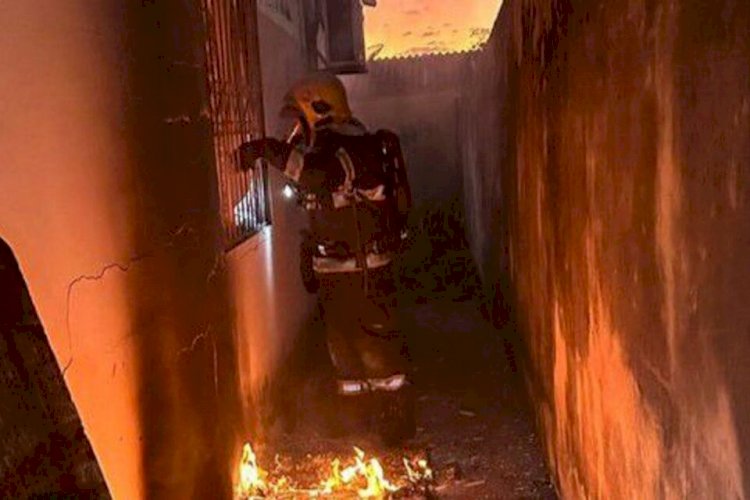 Goiás: incêndio iniciado por carregador de celular deixa casal ferido